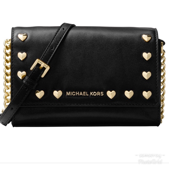 michael kors heart crossbody
